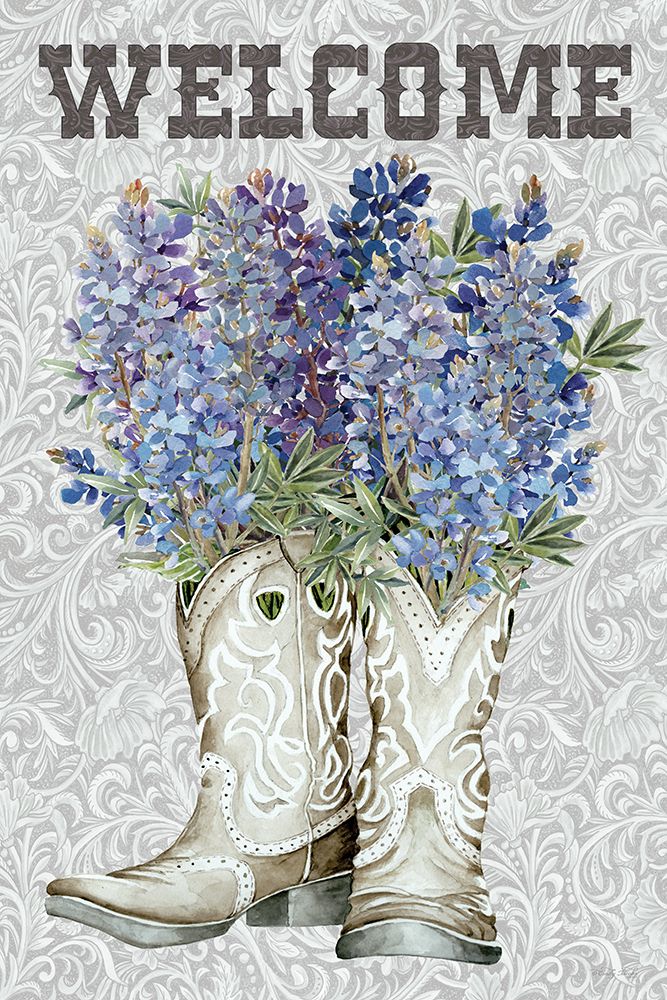 Welcome Bluebonnets art print by Cindy Jacobs for $57.95 CAD