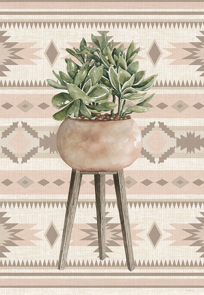Aztec Planter II art print by Cindy Jacobs for $57.95 CAD