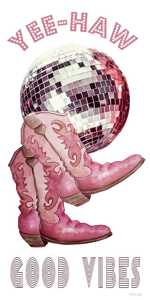 Yee-Haw Disco art print by Cindy Jacobs for $57.95 CAD