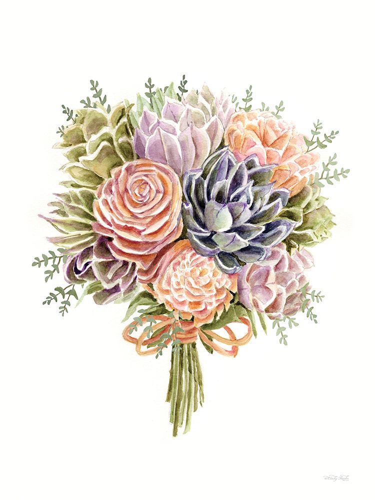 Succulent Bouquet art print by Cindy Jacobs for $57.95 CAD