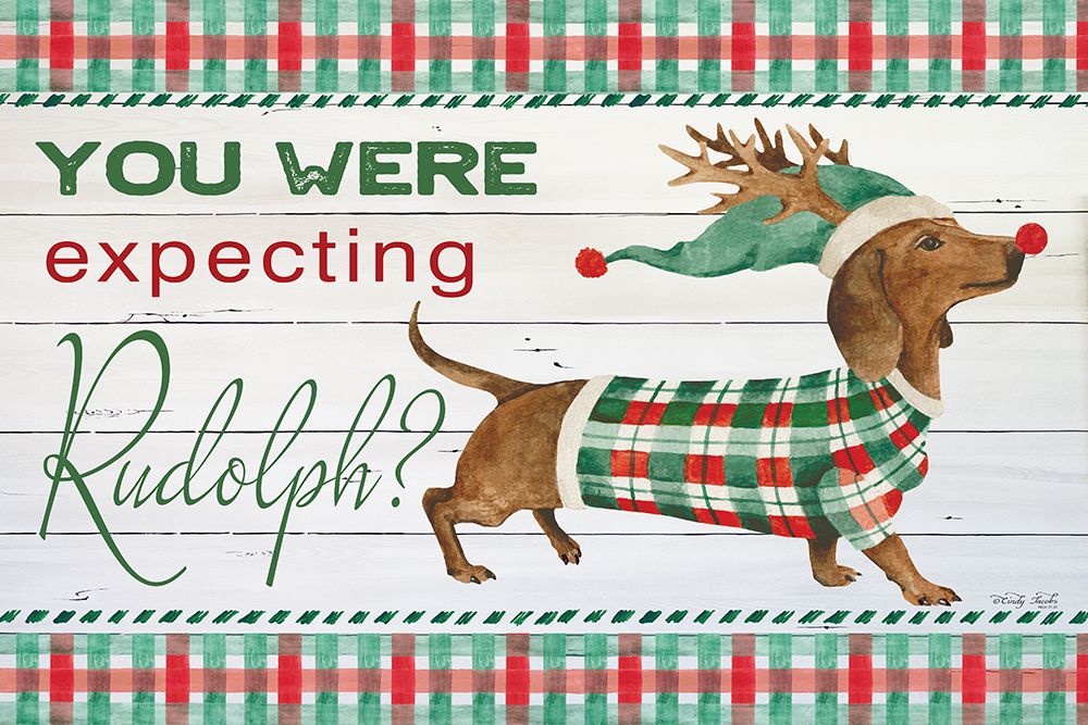 You Were Expecting Rudolph? art print by Cindy Jacobs for $57.95 CAD