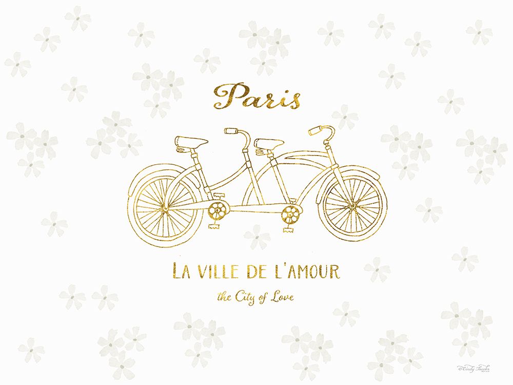 Parisian Romance art print by Cindy Jacobs for $57.95 CAD