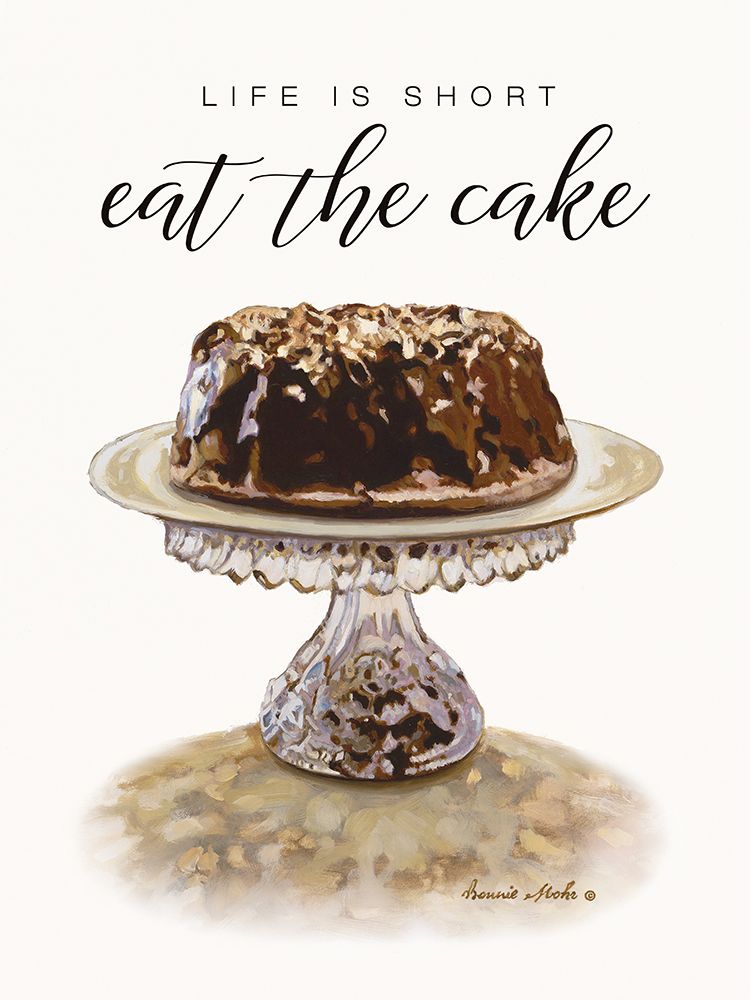 Eat the Cake art print by Bonnie Mohr for $57.95 CAD