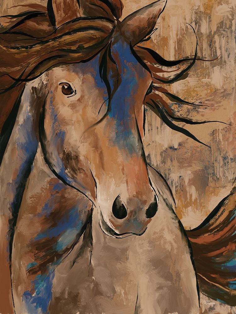 Wild Horse art print by Cat Thurman Designs for $57.95 CAD