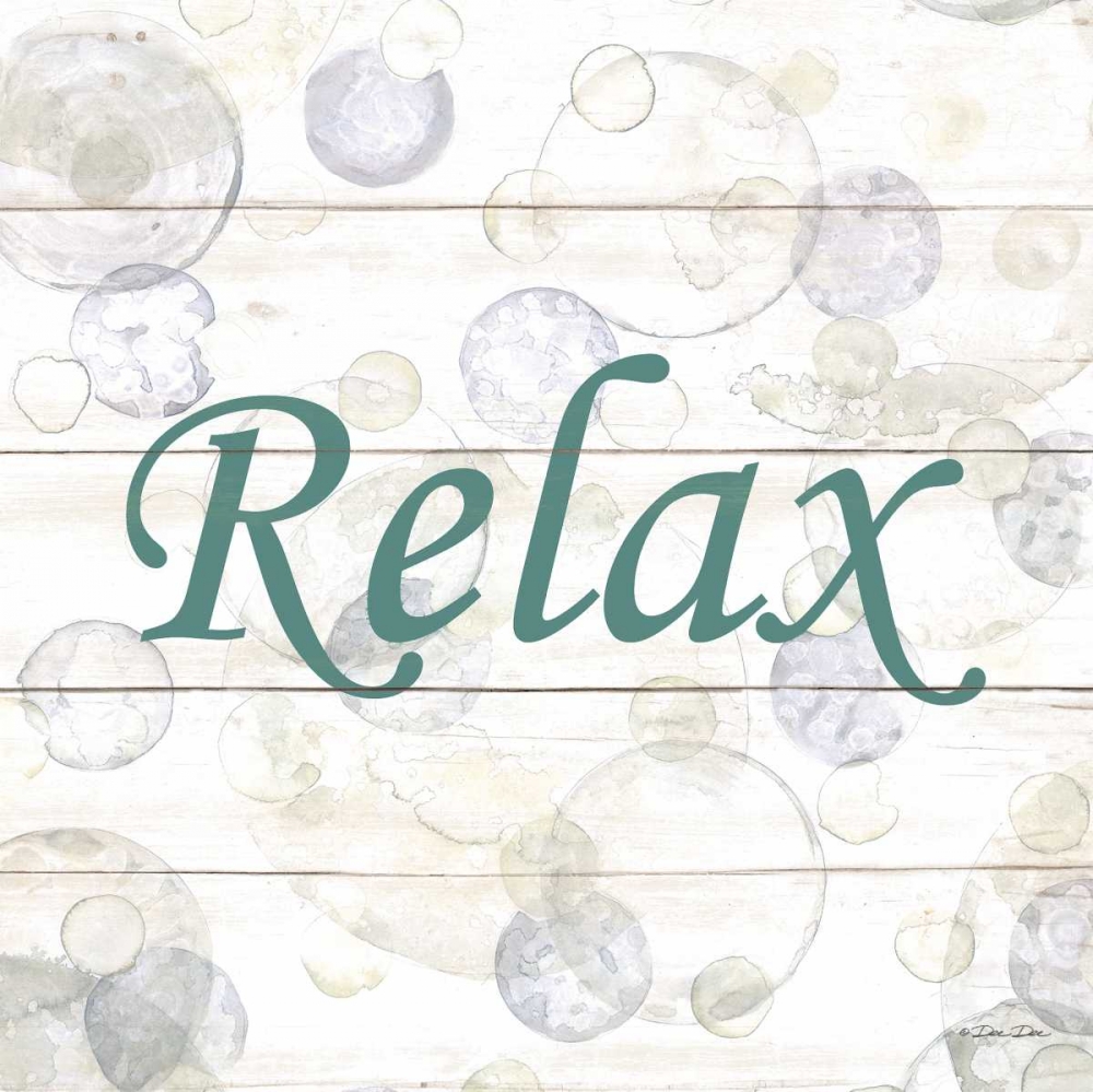 Relax Bubbles art print by Dee Dee for $57.95 CAD