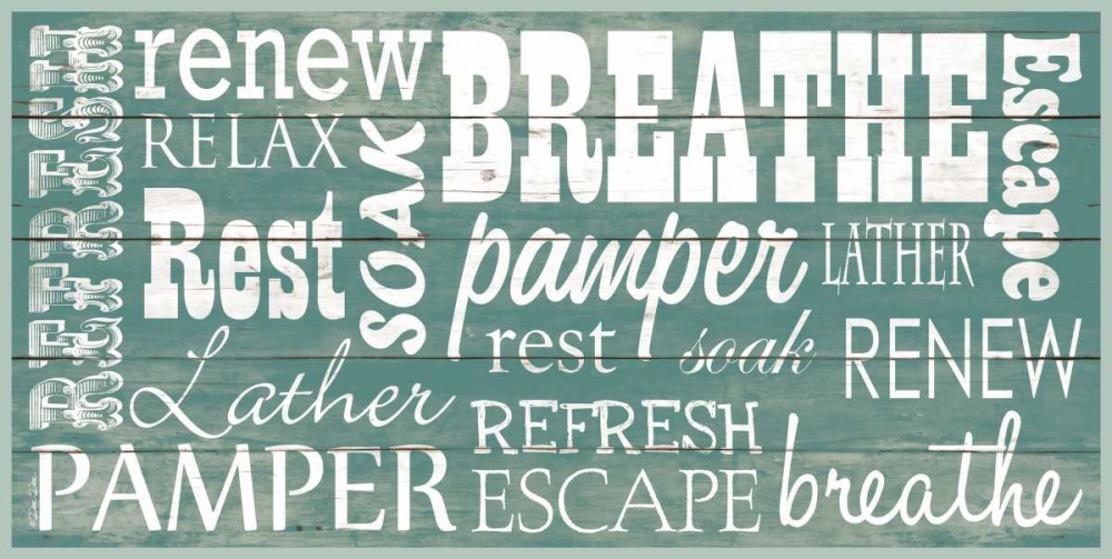 Bathroom Typography art print by Dee Dee for $57.95 CAD