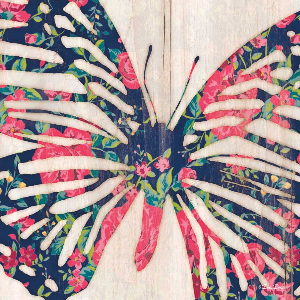 Floral Butterfly art print by Dee Dee for $57.95 CAD
