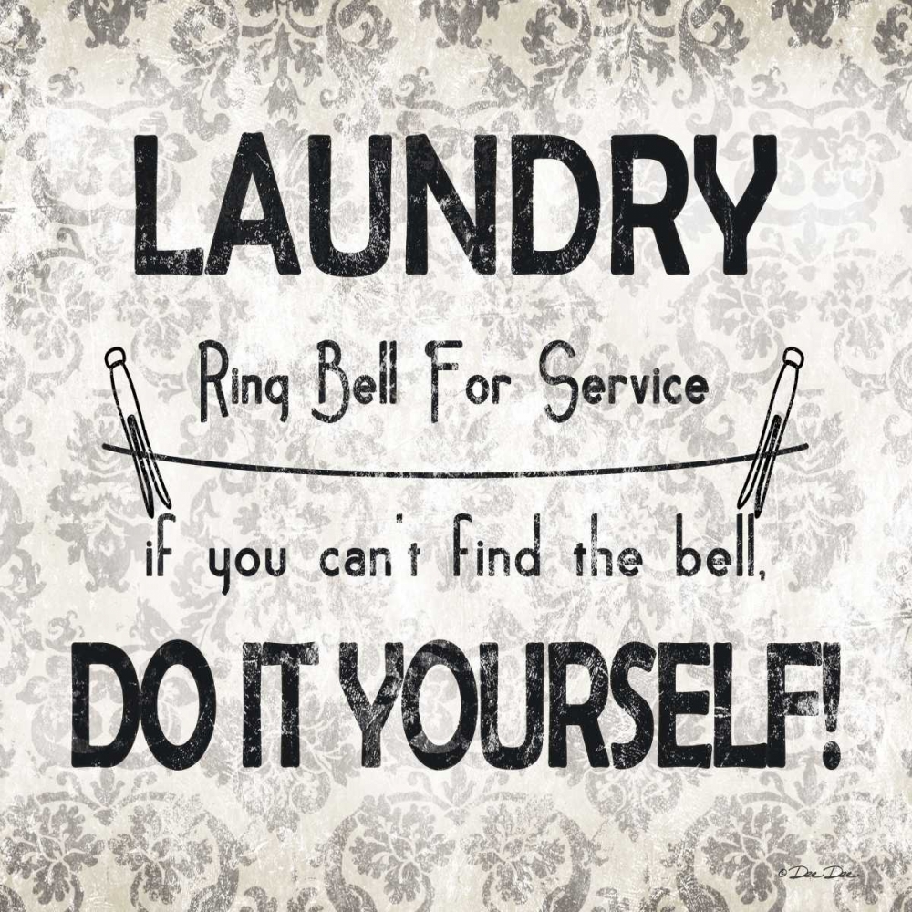 Laundry - Do It Yourself art print by Dee Dee for $57.95 CAD