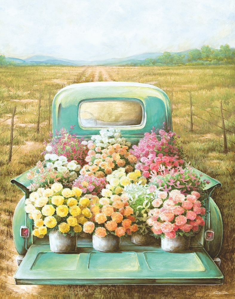 Flowers for Sale art print by Dee Dee for $57.95 CAD