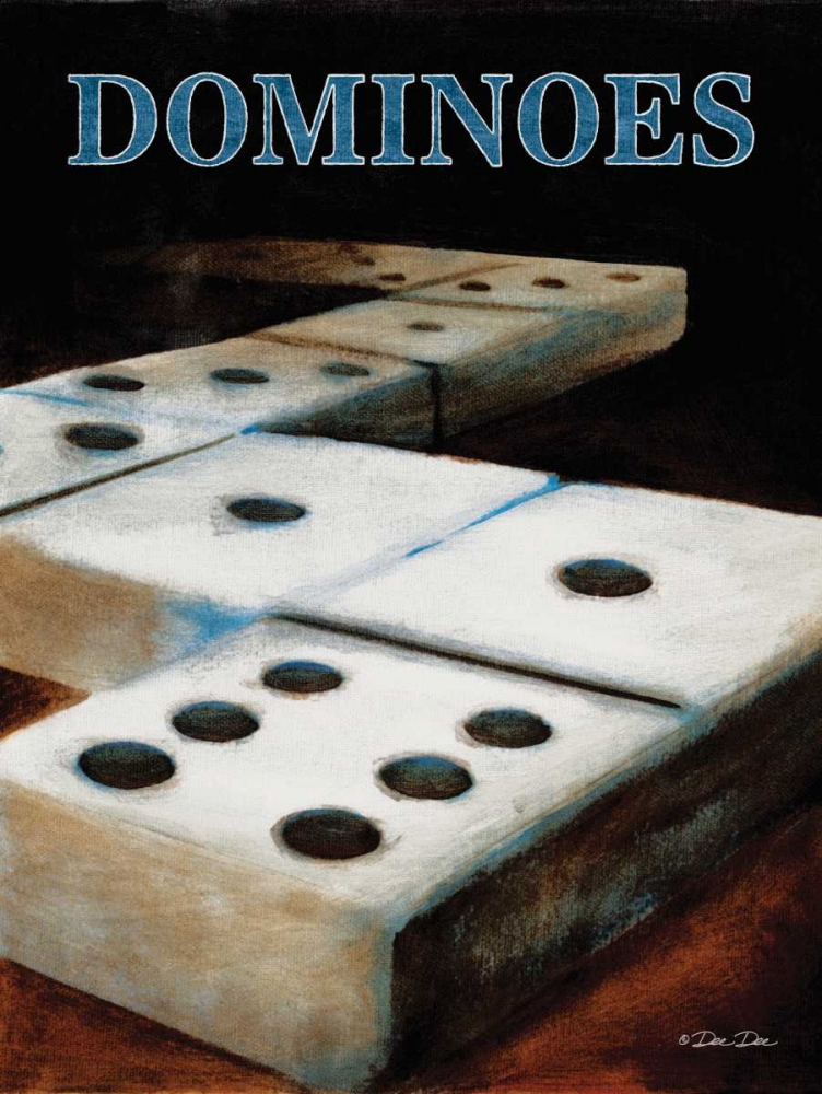 Dominos art print by Dee Dee for $57.95 CAD