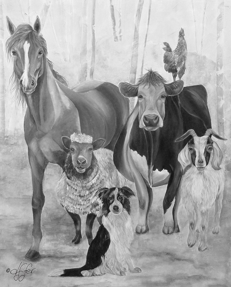 The Gang art print by Diane Fifer for $57.95 CAD