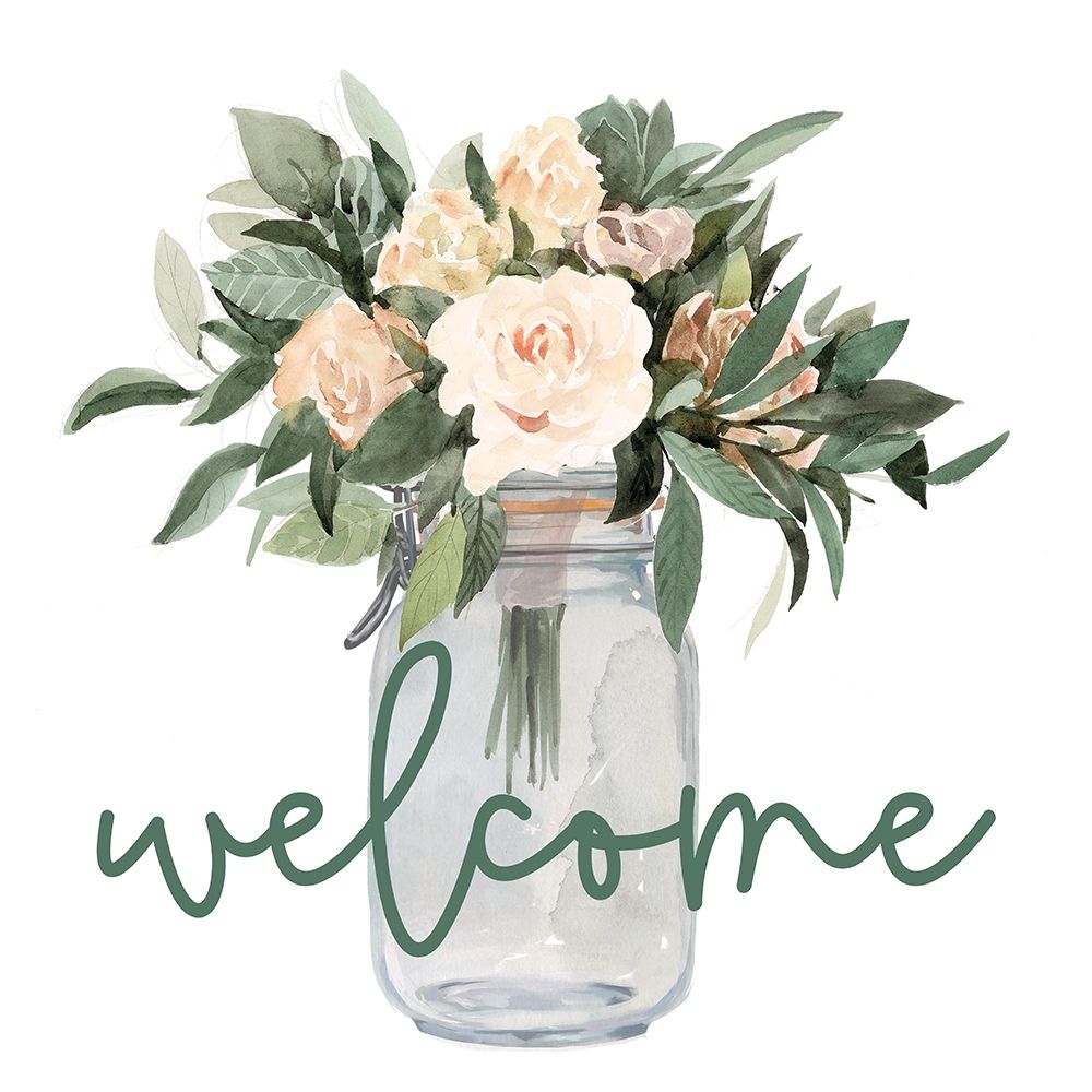 Welcome Flowers art print by Dogwood Portfolio for $57.95 CAD