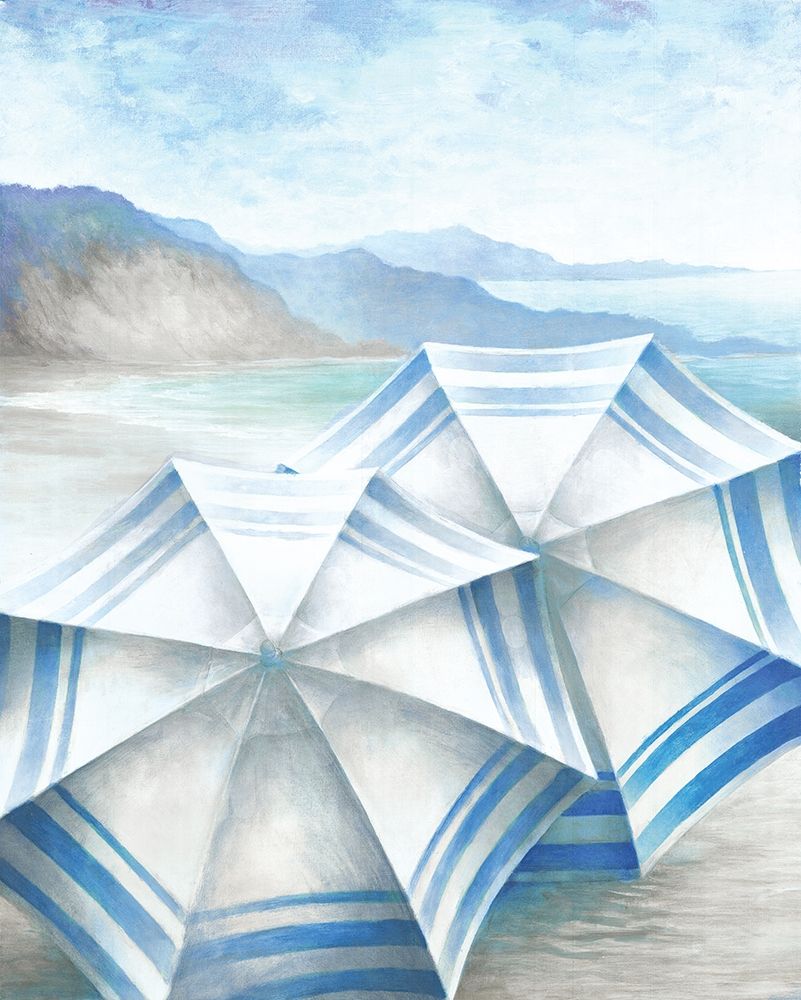 Coastal Umbrellas art print by Dogwood Portfolio for $57.95 CAD
