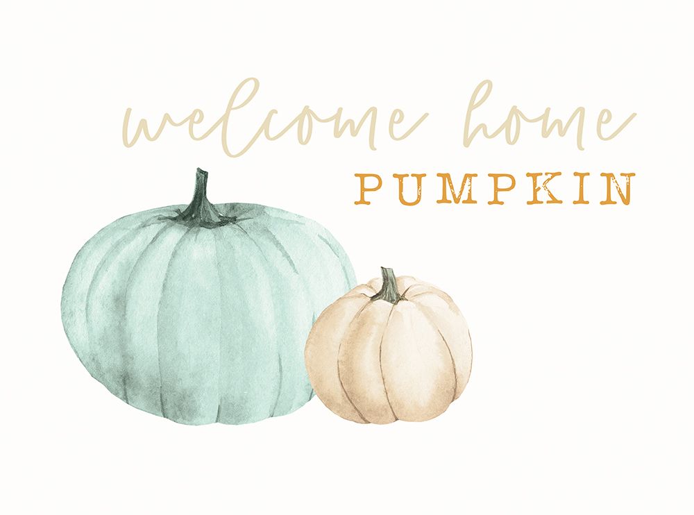 Welcome Home Pumpkin art print by Dogwood Portfolio for $57.95 CAD