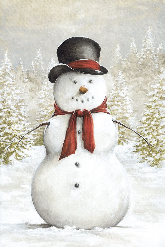 Hopper the Snowman art print by Dogwood Portfolio for $57.95 CAD