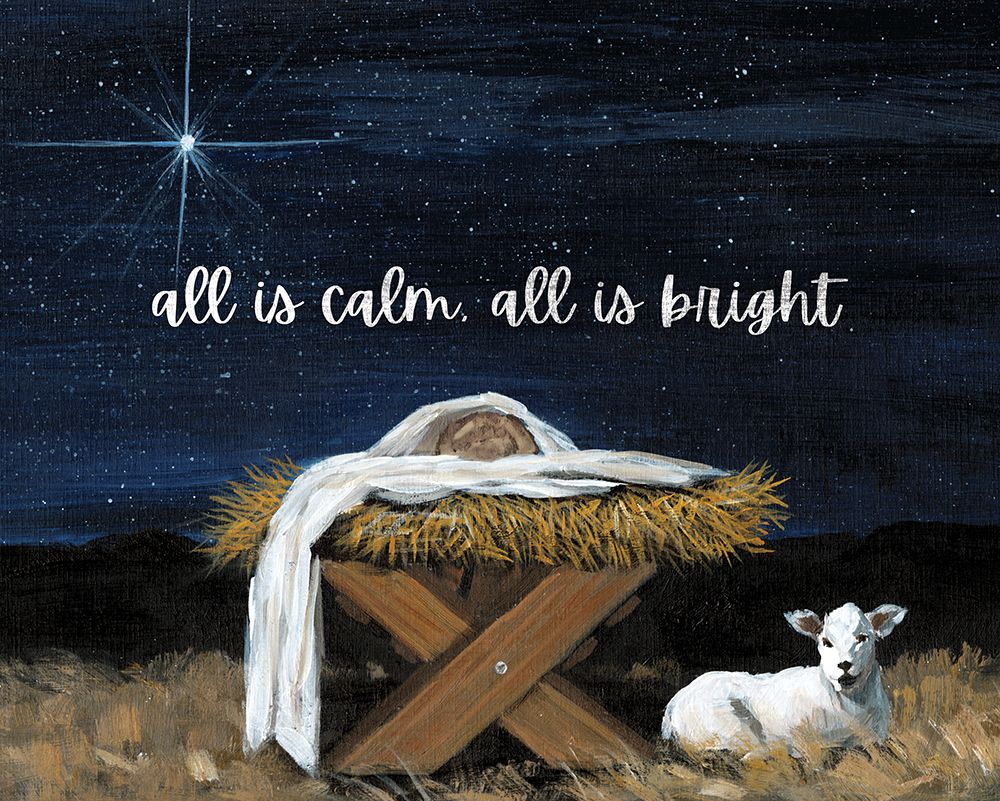 All is Calm, All is Bright art print by Dogwood Portfolio for $57.95 CAD