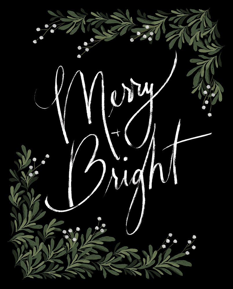 Merry And Bright art print by Dogwood Portfolio for $57.95 CAD