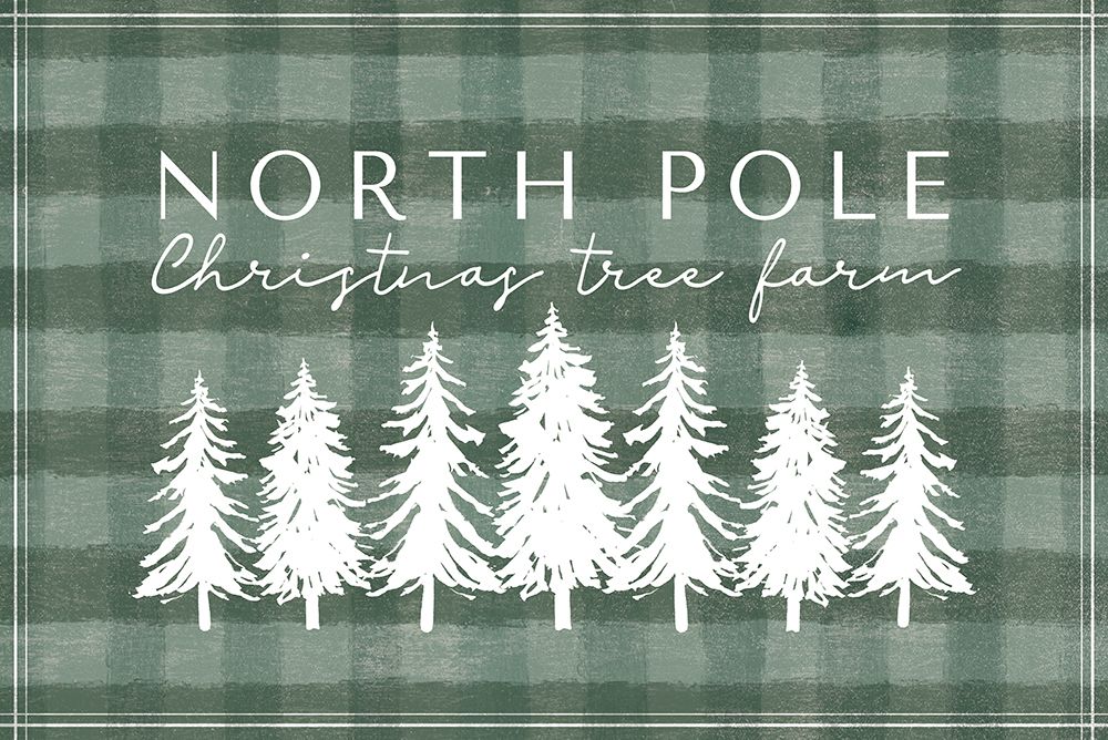 North Pole Christmas Tree Farm art print by Dogwood Portfolio for $57.95 CAD