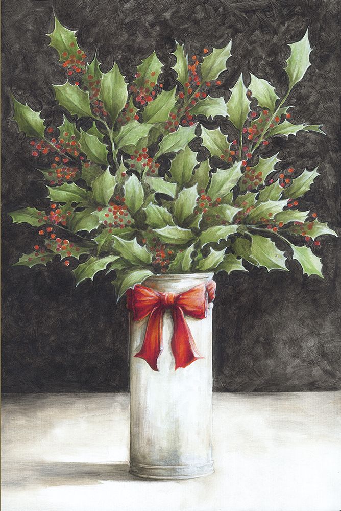 Holly Bouquet art print by Dogwood Portfolio for $57.95 CAD