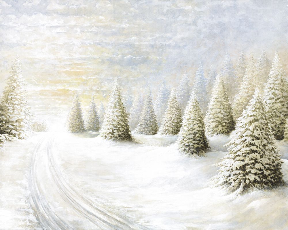 Snow Covered Road art print by Dogwood Portfolio for $57.95 CAD