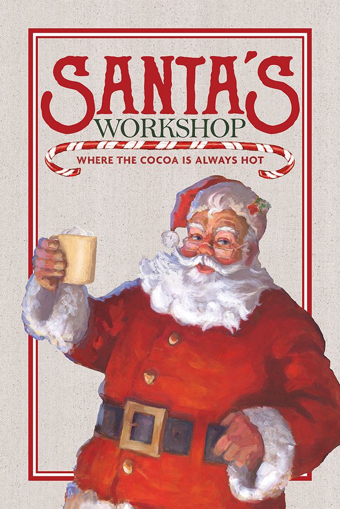 Santas Workshop art print by Dogwood Portfolio for $57.95 CAD