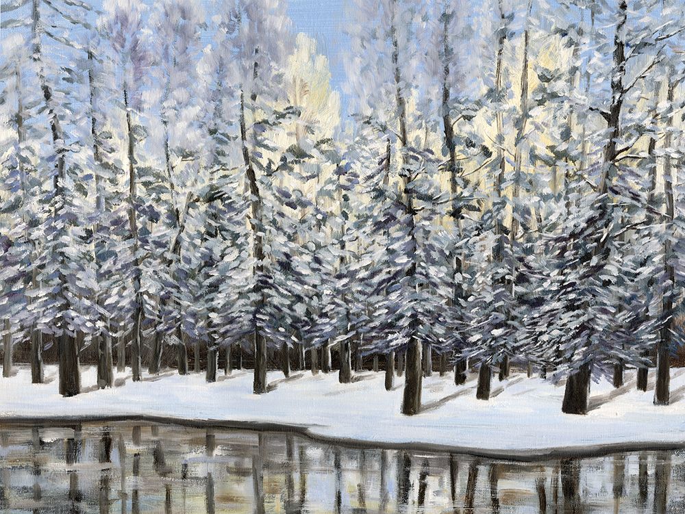 Winter Forest art print by Dogwood Portfolio for $57.95 CAD