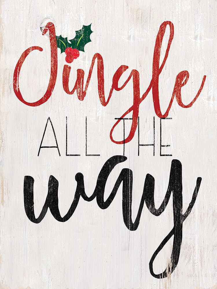 Whimsy Jingle All the Way art print by Dogwood Portfolio for $57.95 CAD