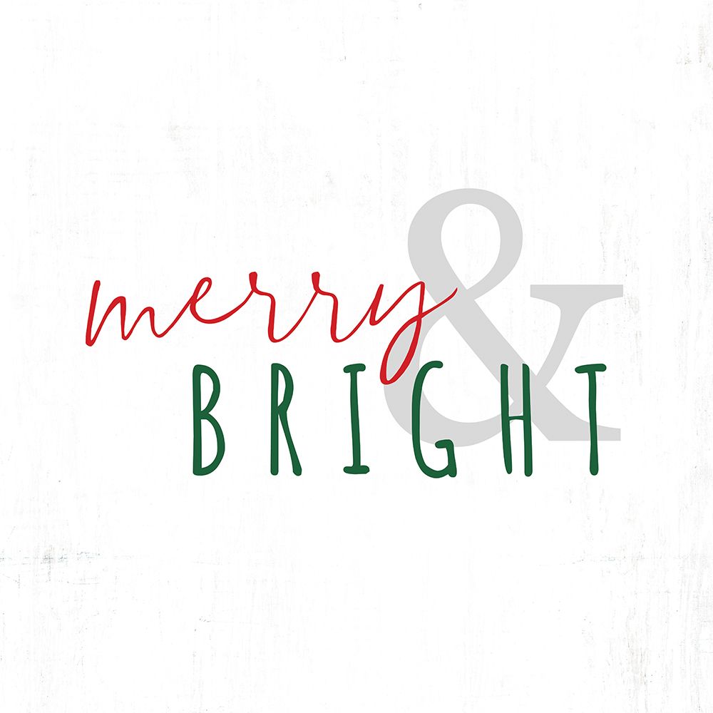 Merry And Bright art print by Dogwood Portfolio for $57.95 CAD