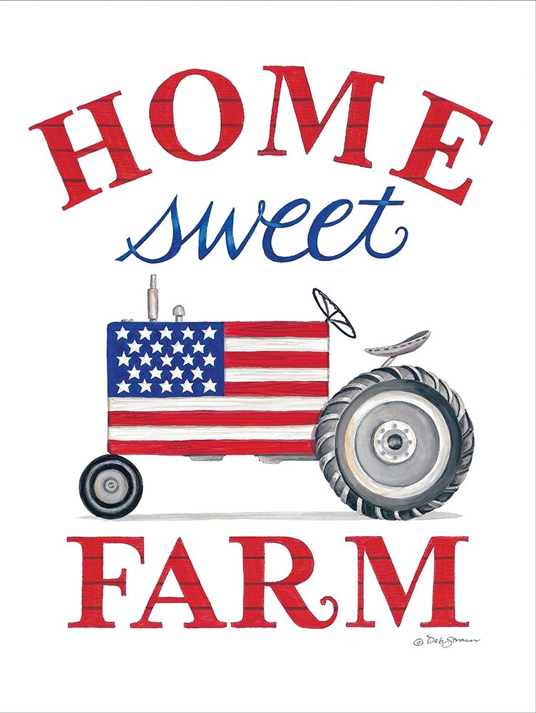 Home Sweet Farm art print by Deb Strain for $57.95 CAD