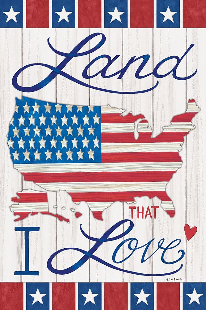 Land That I Love art print by Deb Strain for $57.95 CAD