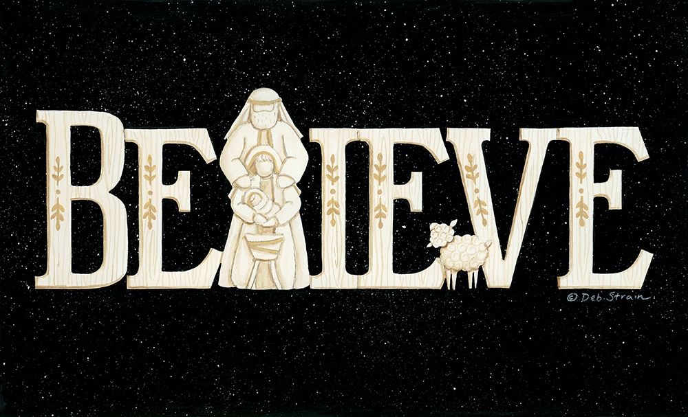 Believe art print by Deb Strain for $57.95 CAD