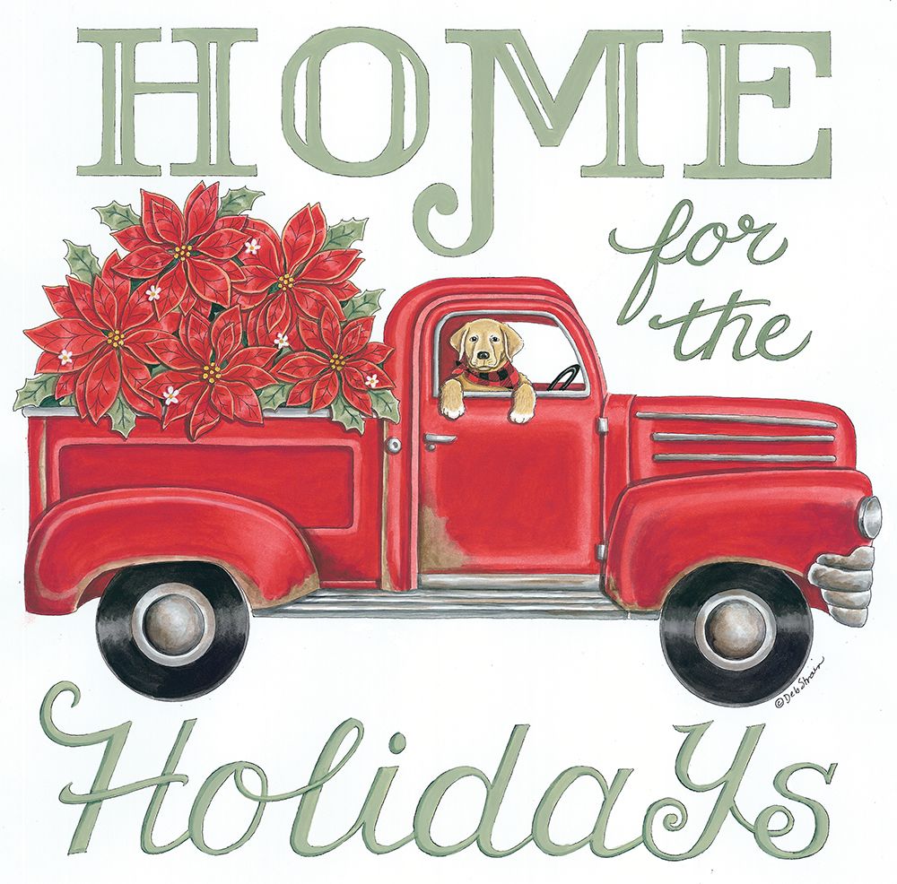 Home for the Holidays art print by Deb Strain for $57.95 CAD