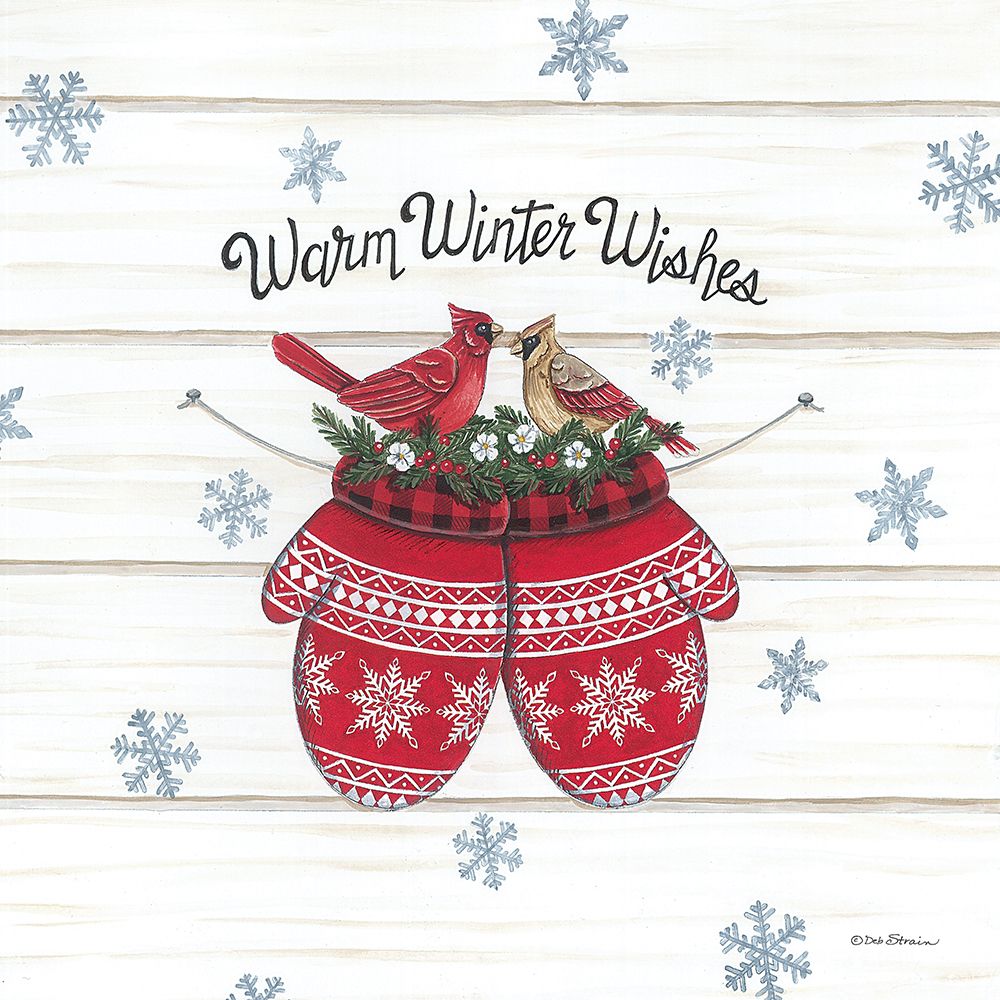 Warm Winer Wishes art print by Deb Strain for $57.95 CAD