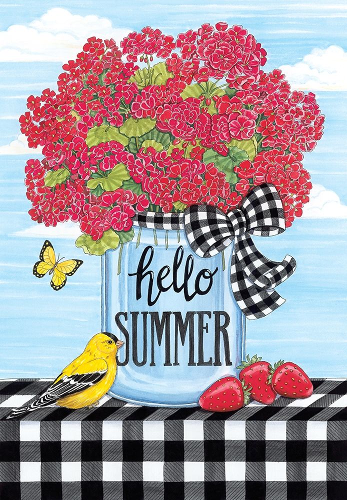 Hello Summer art print by Deb Strain for $57.95 CAD