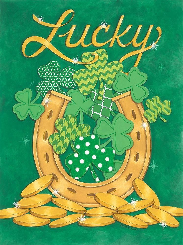 Lucky Horseshoe art print by Deb Strain for $57.95 CAD