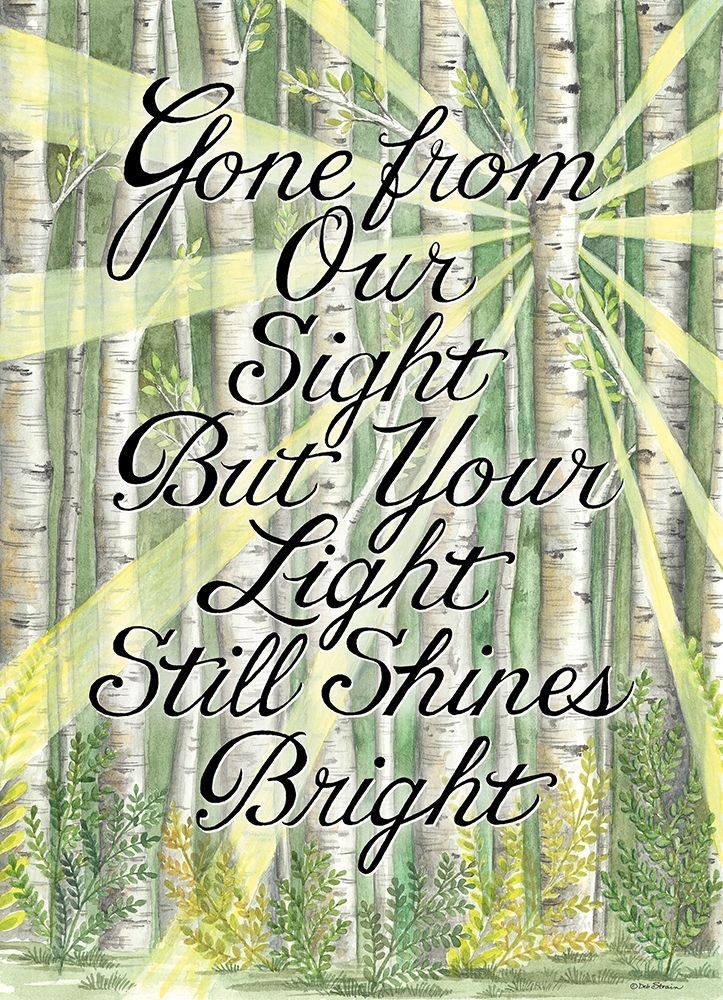 Gone From Our Sight art print by Deb Strain for $57.95 CAD