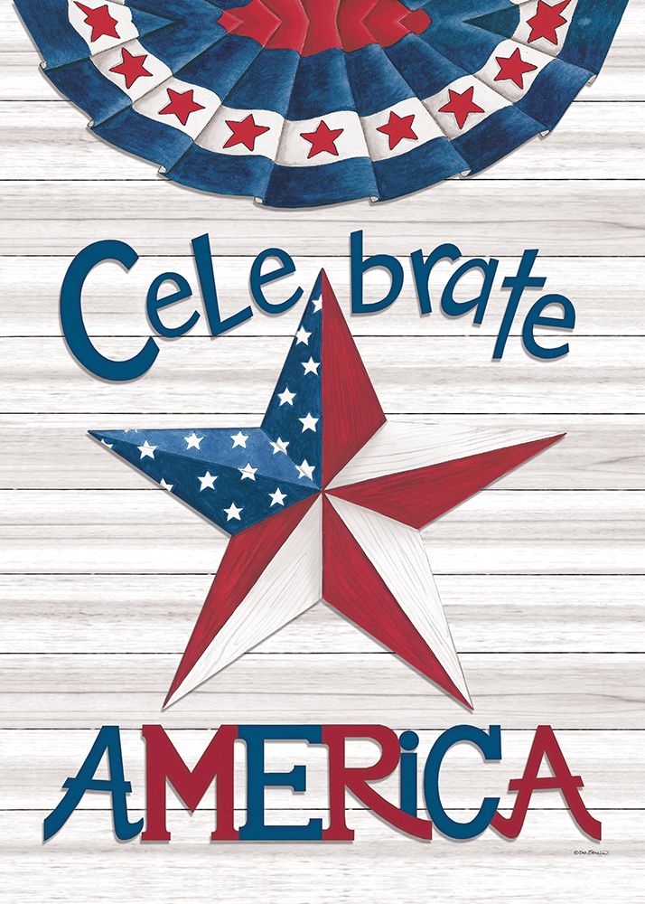 Celebrate America art print by Deb Strain for $57.95 CAD