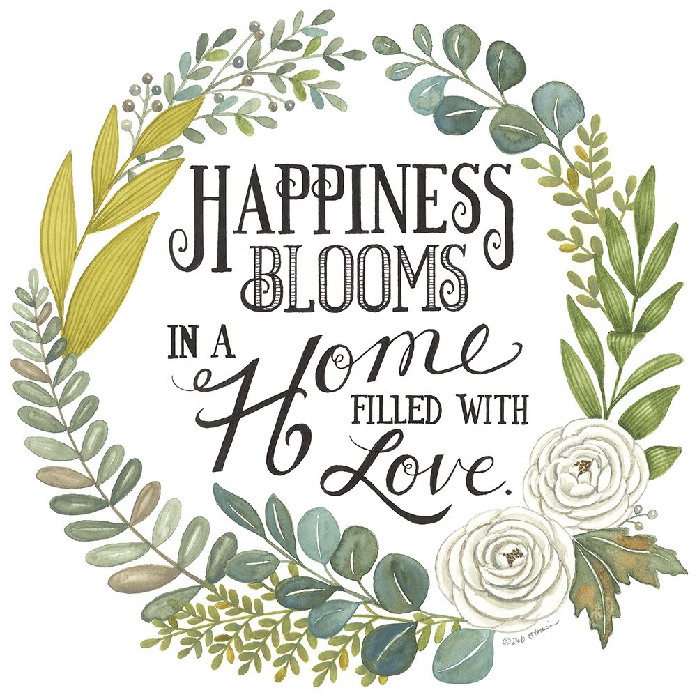 Happiness Blooms art print by Deb Strain for $57.95 CAD