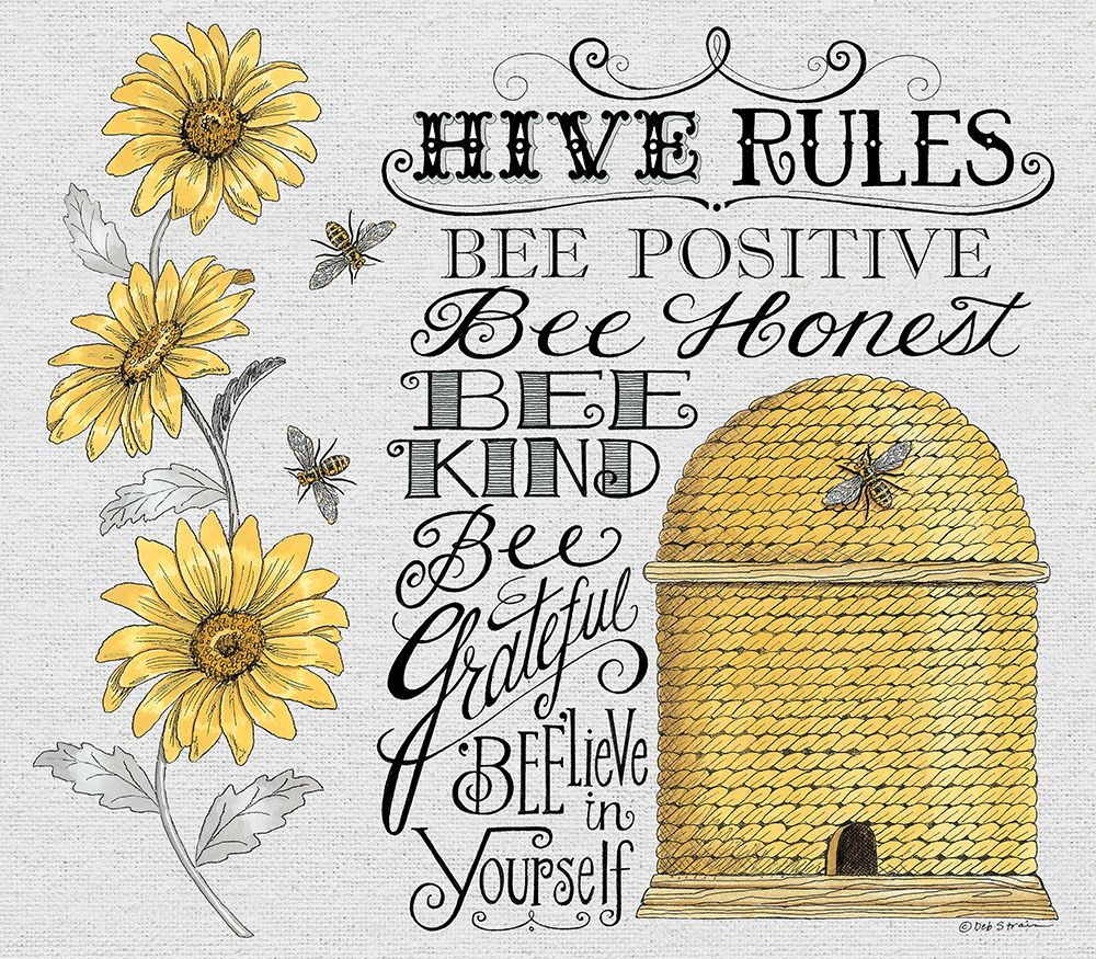 Hive Rules art print by Deb Strain for $57.95 CAD