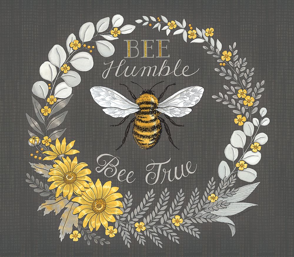 Bee Humble-Bee True art print by Deb Strain for $57.95 CAD
