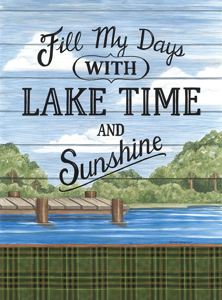 Filly My Days with Lake Time art print by Deb Strain for $57.95 CAD
