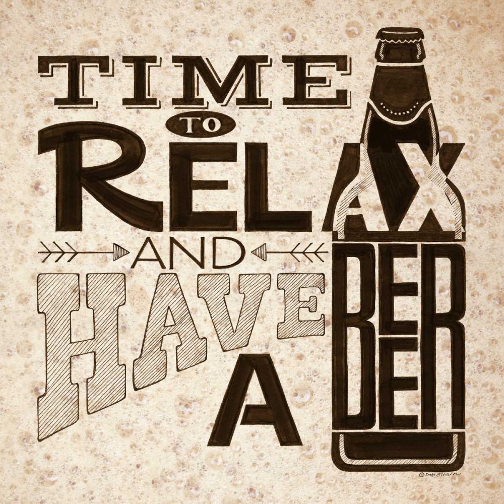 Time to Relax art print by Deb Strain for $57.95 CAD