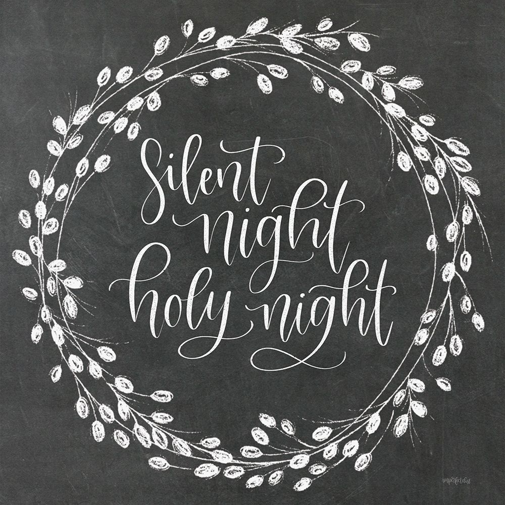 Silent Night Wreath art print by Imperfect Dust for $57.95 CAD