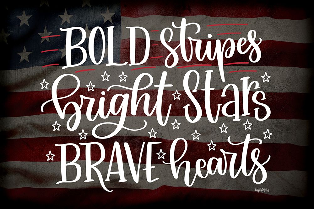 Bold, Bright and Brave art print by Imperfect Dust for $57.95 CAD
