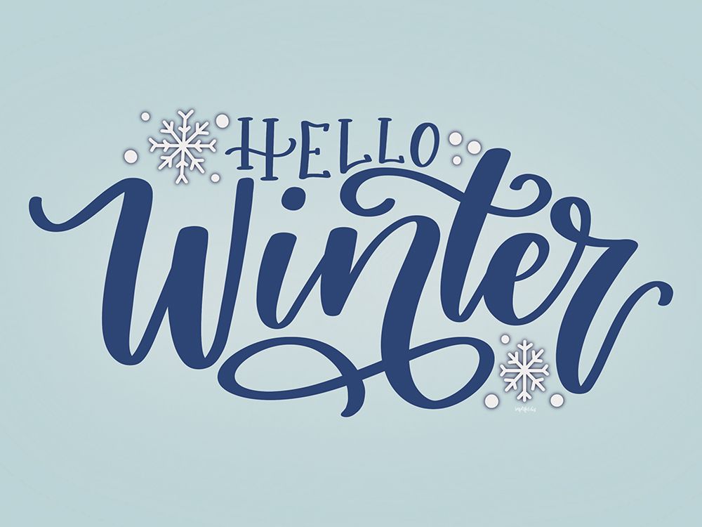 Hello Winter art print by Imperfect Dust for $57.95 CAD
