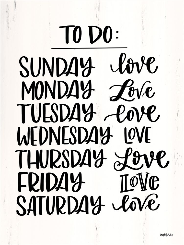 To Do List art print by Imperfect Dust for $57.95 CAD