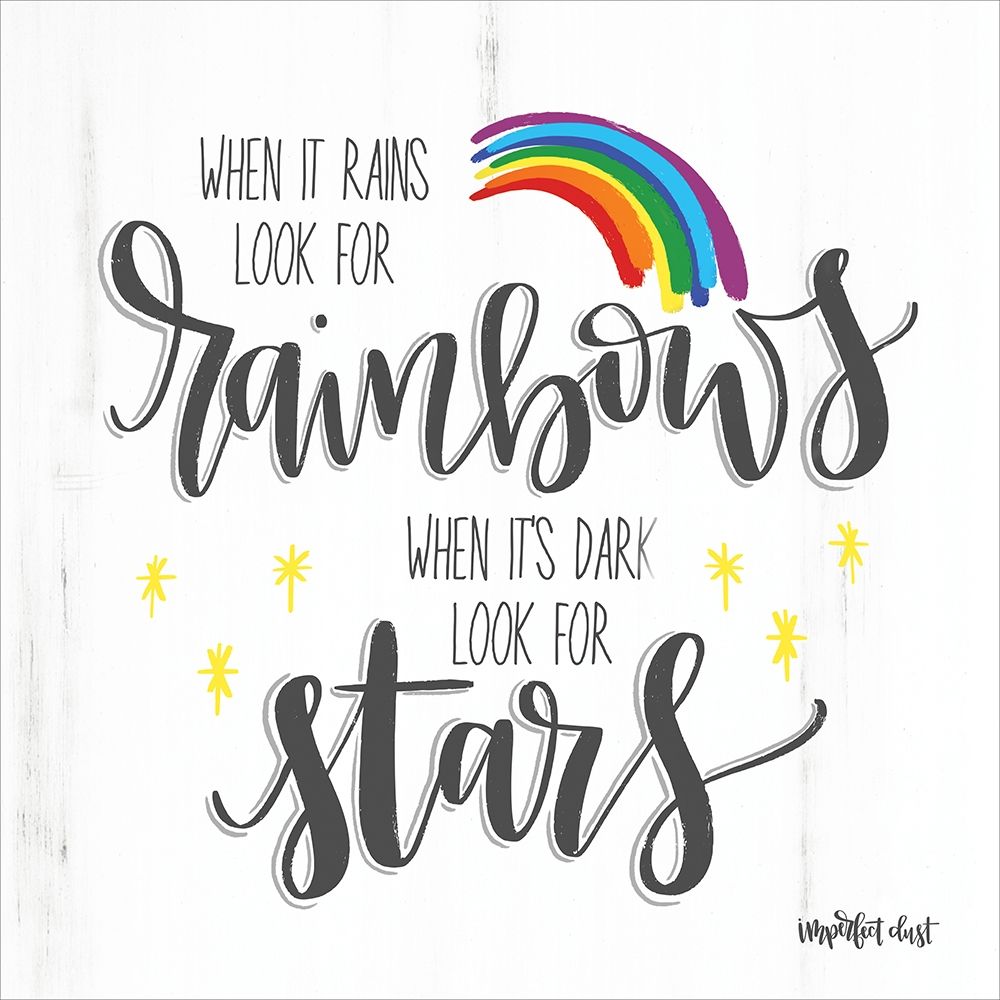 Rainbows and Stars art print by Imperfect Dust for $57.95 CAD