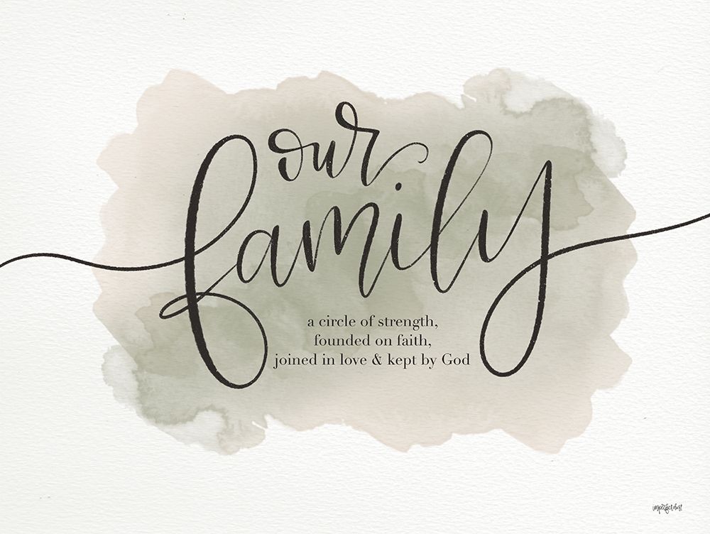 Our Family art print by Imperfect Dust for $57.95 CAD