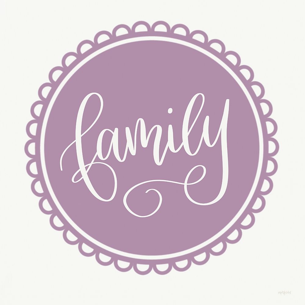 Scalloped Family art print by Imperfect Dust  for $57.95 CAD
