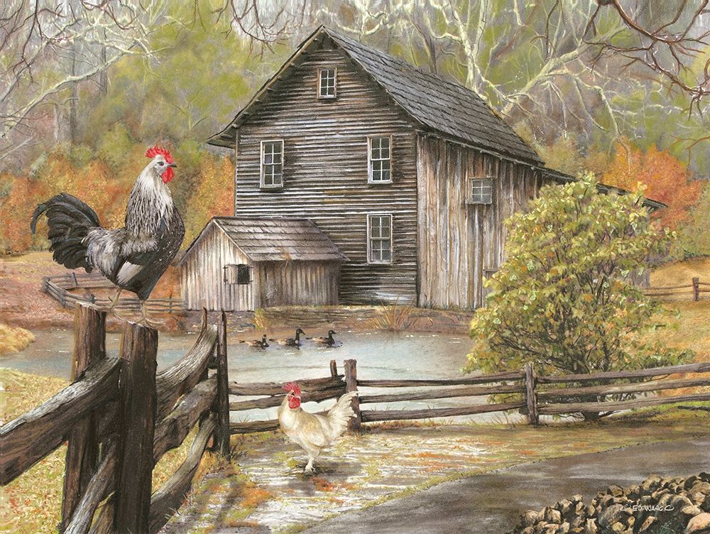 Down on the Farm I art print by Ed Wargo for $57.95 CAD